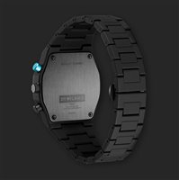 Armbanduhr D1 Milano Herr Charcoal Black Polychrono 40.5mm in Polycarbonat D1-PHBJ07 - D1-PHBJ07